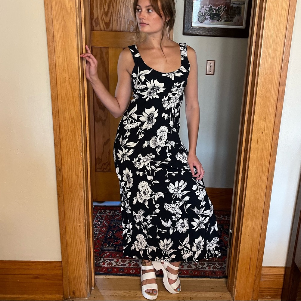 Vintage All That Jazz Maxi Dress